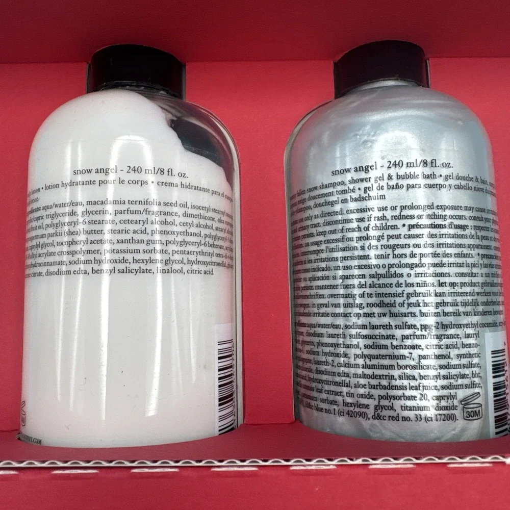 Philosophy Snow Angel Shampoo Shower Gel & Body Lotion Duo Bath Gift Set Travel